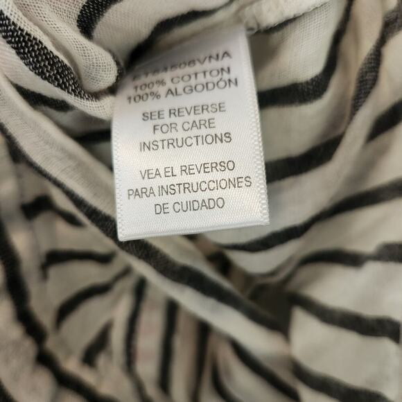 Altar'd State Size Small Striped Cropped Boho Style Blouse - Picture 12 of 12